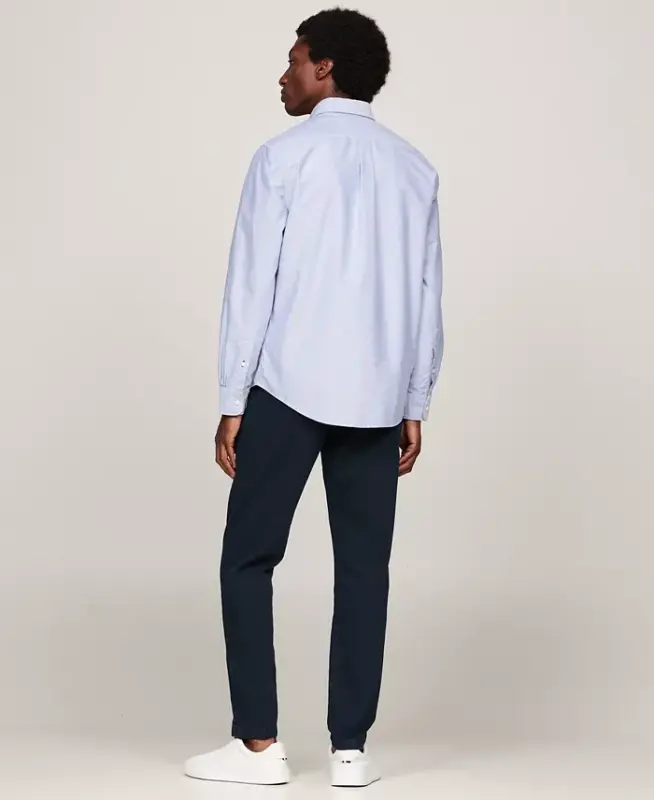 Мужская рубашка оксфорд Heritage Regular-Fit, синяя - 2