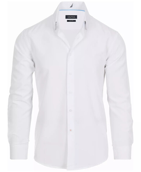 Мужская рубашка-платье Slim Fit Supershirt Белая - 9