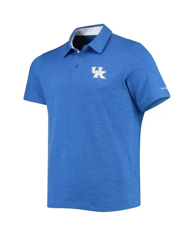 Мужская рубашка-поло Royal Kentucky Wildcats Tech Trail Omni-Shade — королевский синий - 3