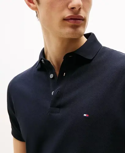 Мужская рубашка-поло Slim Fit 1985 года — пустынное небо - 3