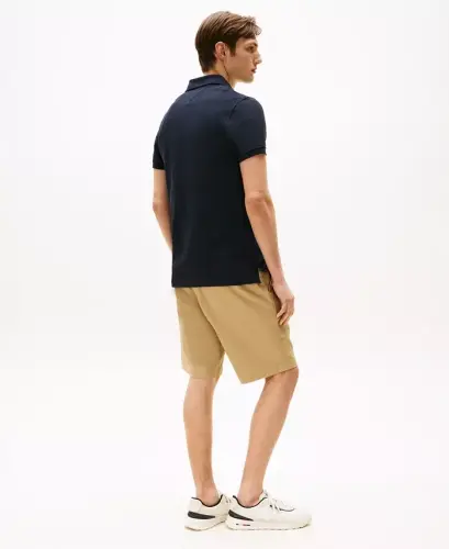 Мужская рубашка-поло Slim Fit 1985 года — пустынное небо - 4