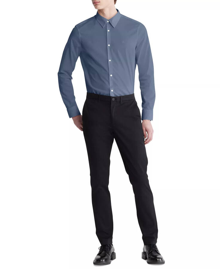 Мужская рубашка с тонким воротником Slim Fit Infinity - 4