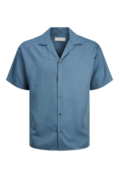 Мужская рубашка с V-образным вырезом JPRCCAARON RESORT SHIRT S/S LN 12251027 - JACK & JONES