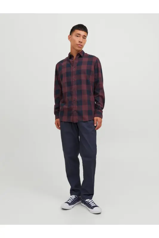 Мужская рубашка в клетку Jack&Jones - 4