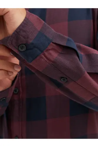 Мужская рубашка в клетку Jack&Jones - 6