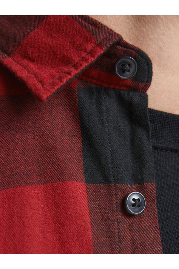 Мужская рубашка в клетку Jack&Jones Twill L/S - 6