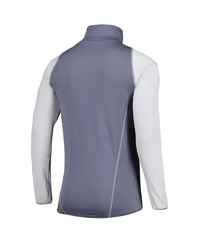 Мужская серая теплая кофта реглан LA Galaxy COLD.RDY – серая - 2
