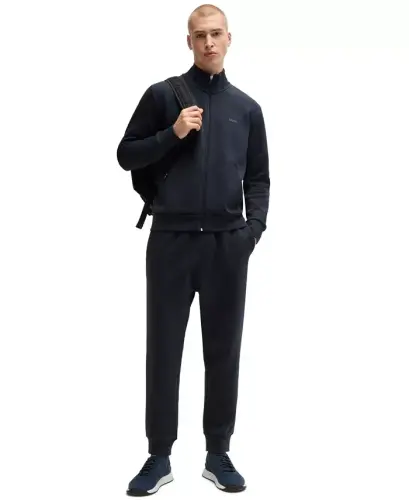 Мужская толстовка на молнии с логотипом - HUGO BOSS (1)