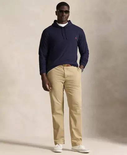 Мужская толстовка с капюшоном Big & Tall Jersey — чернила - 2