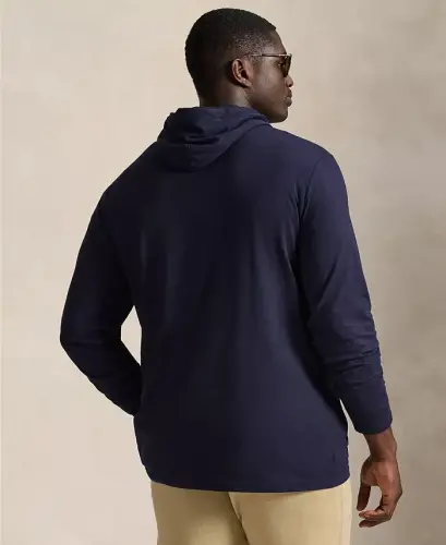 Мужская толстовка с капюшоном Big & Tall Jersey — чернила - 4
