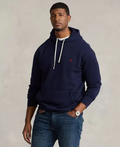 Men's Big & Tall The RL Fleece Hoodie-Cruise Navy - POLO RALPH LAUREN