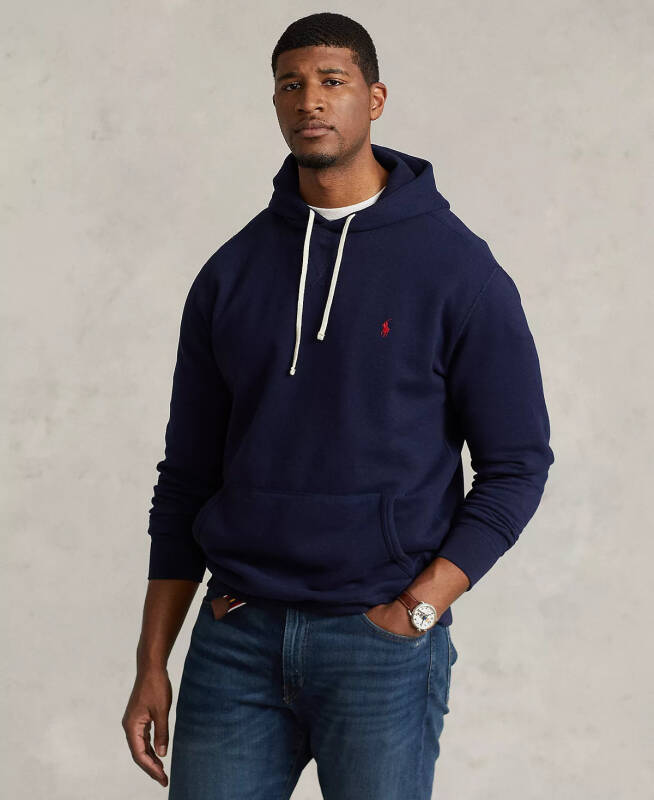 Men's Big & Tall The RL Fleece Hoodie-Cruise Navy - 1
