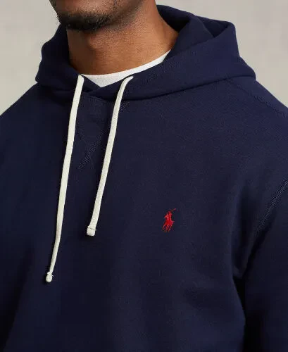 Men's Big & Tall The RL Fleece Hoodie-Cruise Navy - 3