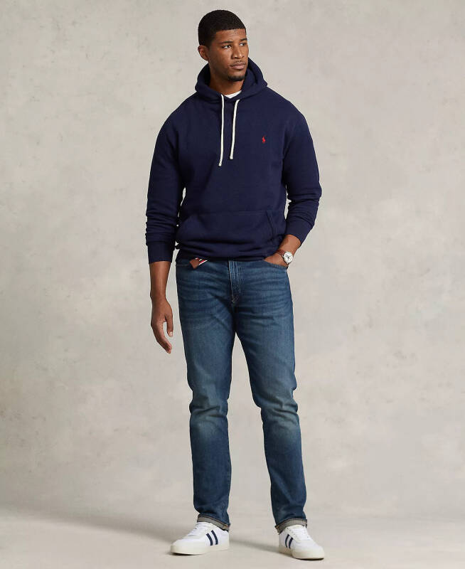 Men's Big & Tall The RL Fleece Hoodie-Cruise Navy - 4