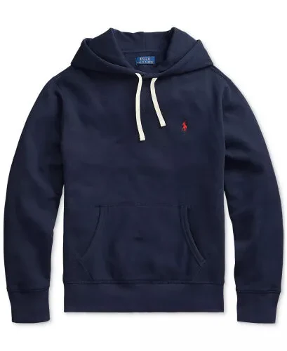 Men's Big & Tall The RL Fleece Hoodie-Cruise Navy - 5