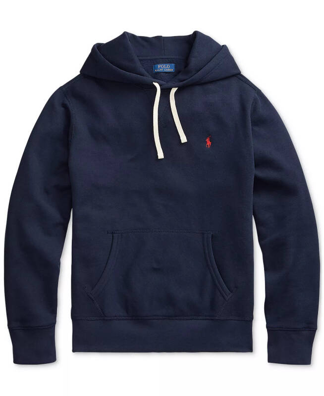 Men's Big & Tall The RL Fleece Hoodie-Cruise Navy - 5