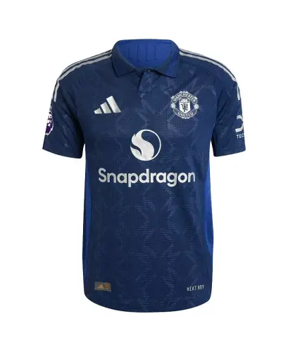 Мужская выездная подлинная игровая футболка Rasmus Hojlund Navy Manchester United 2024/25 - Navy - ADIDAS (1)
