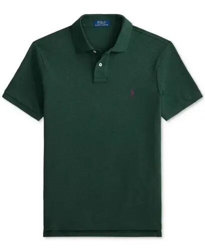 Men's Cotton Custom Slim Fit Mesh Polo Shirt - Supply Olive - 9
