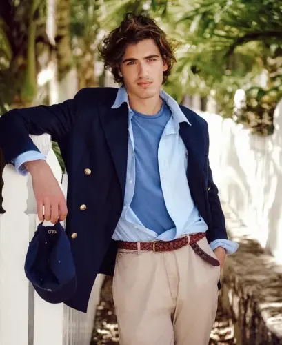 Мужская хлопковая оксфордская рубашка Purepress - 5