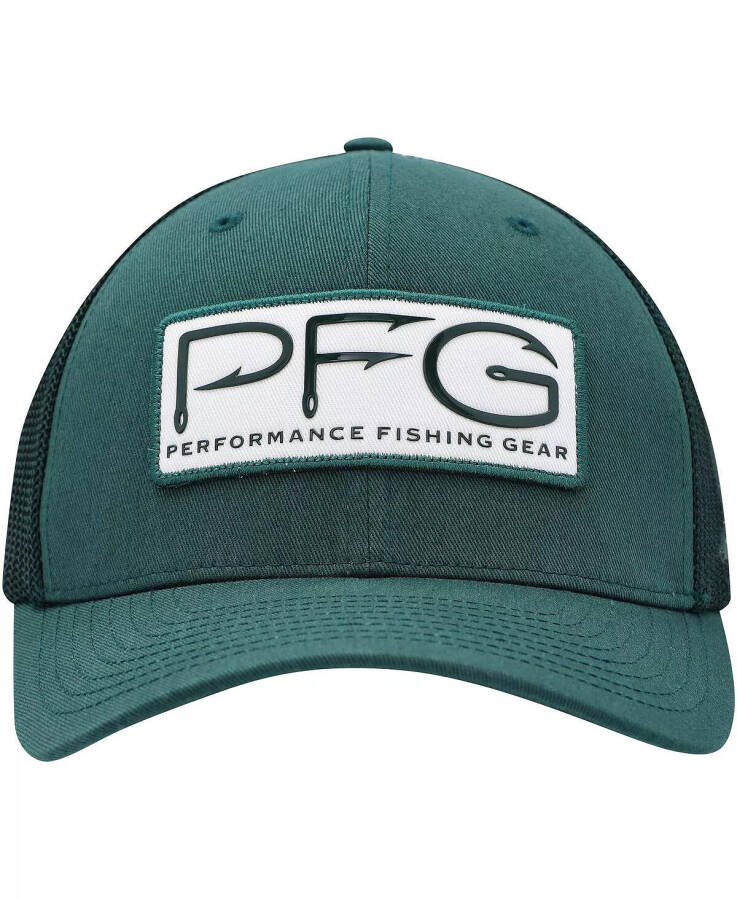 Мужская зеленая кепка Michigan State Spartans PFG Hooks Flex Hat Green - 4