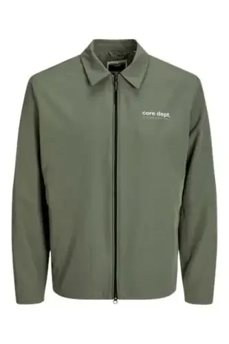 Мужская зеленая куртка Jack Jones Jcotrack Shacket - JACK & JONES (1)