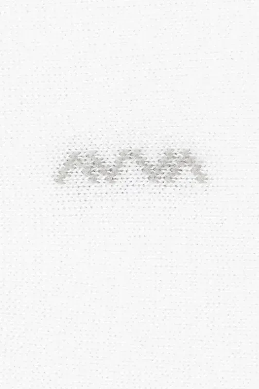 Мужские белые хлопковые носки-следки B008557-Белый - 3