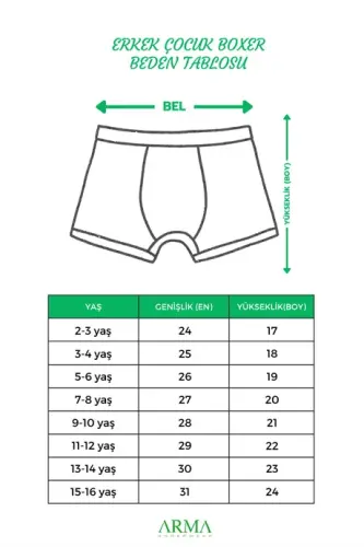 Мужские боксеры для мальчиков, 6 штук, разноцветные, эластичная ткань из хлопка и лайкры. - 6