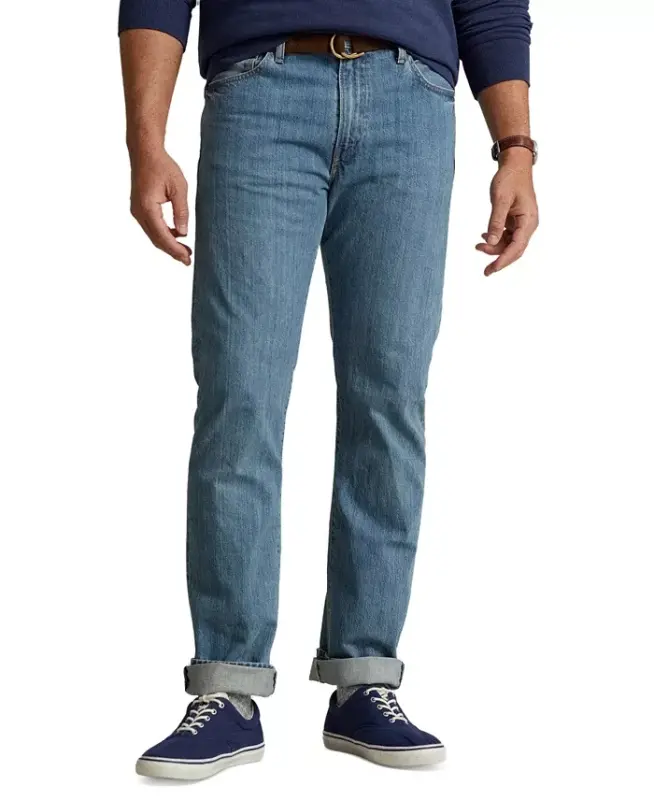 Мужские большие и высокие джинсы Hampton Relaxed Straight – Stanton - POLO RALPH LAUREN