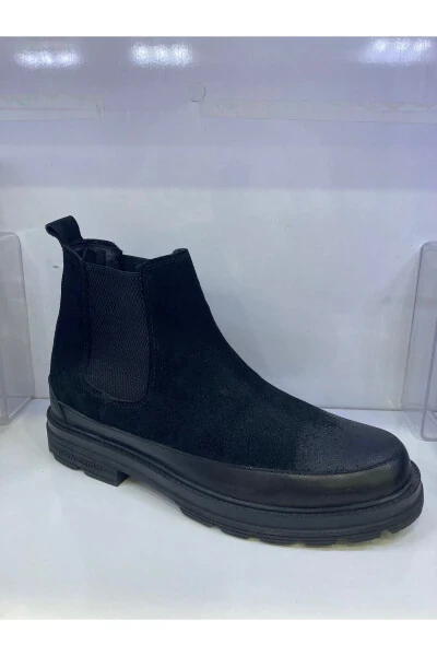 Мужские ботинки Pierre Cardin из нубука, с эластичным голенищем, без шнурков. - PIERRE CARDIN