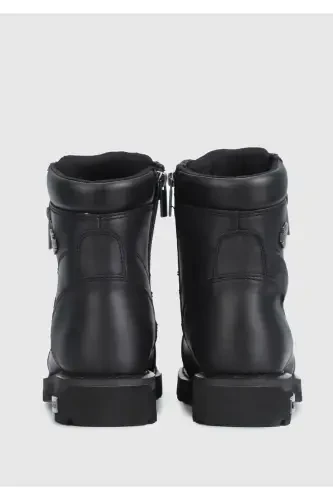 Мужские ботинки Renshaw из черной кожи - 4