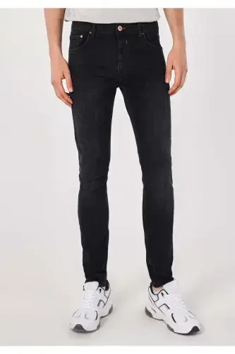Мужские брюки Alex Super Slim Fit с низкой талией, узкие, черные - 5