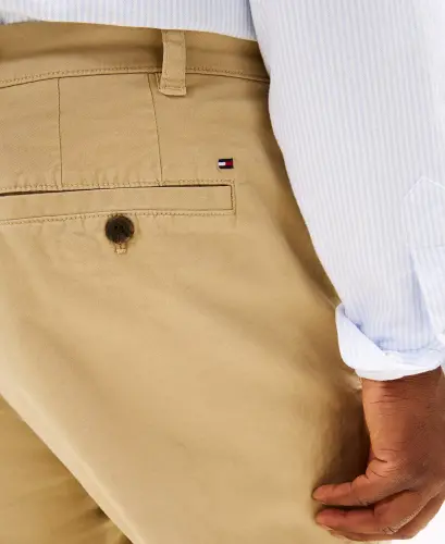 Мужские брюки Chino TH Flex Stretch Custom-Fit Big & Tall — Mallet - 4