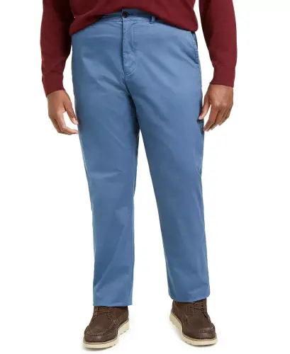 Мужские брюки Chino TH Flex Stretch Custom-Fit больших размеров — сине-голубые - 4