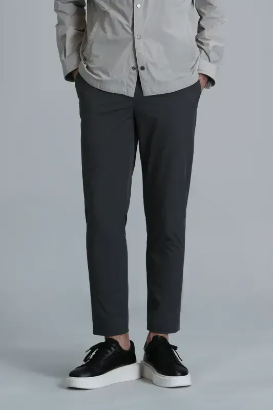 Мужские брюки чино Alex Smart Slim Fit Зеленые - 2