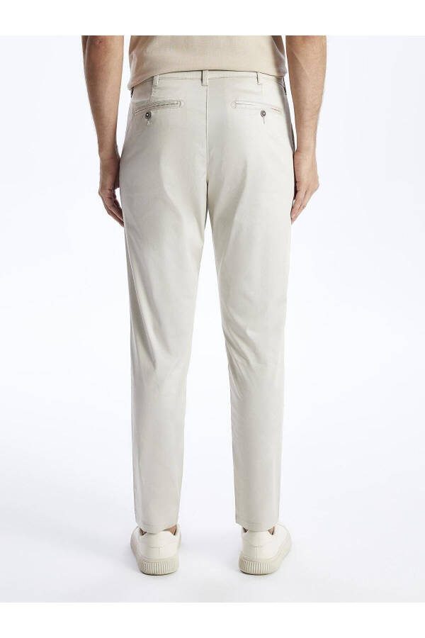 Мужские брюки чино LCWAIKIKI Classic Slim Fit из габардина - 10