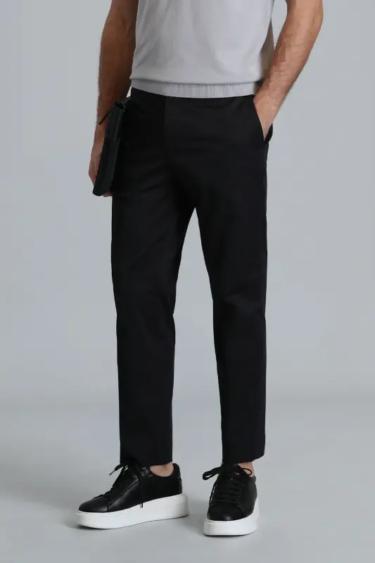 Мужские брюки чино Plus Smart Slim Fit Черные - 2