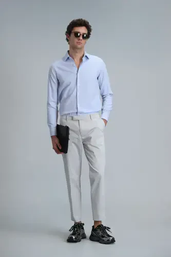 Мужские брюки чино Plus Smart Slim Fit Stone - 5