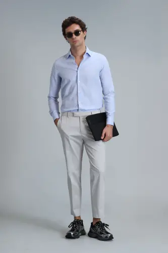 Мужские брюки чино Plus Smart Slim Fit Stone - 1