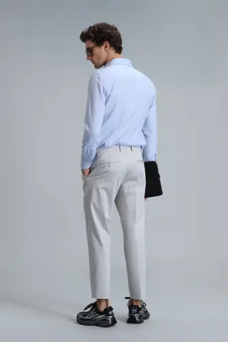Мужские брюки чино Plus Smart Slim Fit Stone - 6