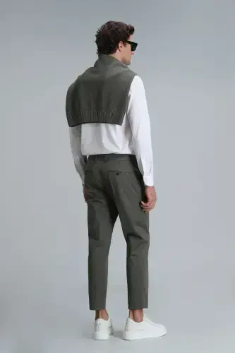 Мужские брюки чино Plus Smart Slim Fit Зеленый - 6