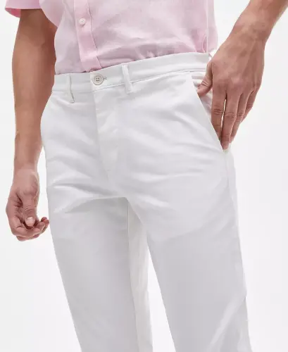 Мужские брюки чино TH Flex Stretch Regular-Fit, белые - 3