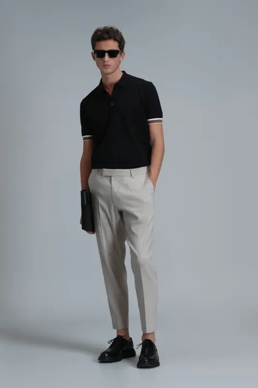 Мужские брюки чино Tomas Smart Comfort Fit Бежевый - 5