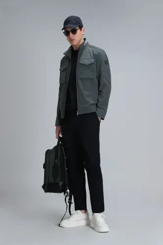 Мужские брюки чинос Glen Smart Slim Fit темно-синие - 1