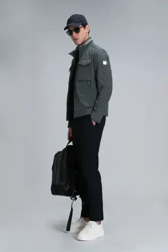 Мужские брюки чинос Glen Smart Slim Fit темно-синие - 3