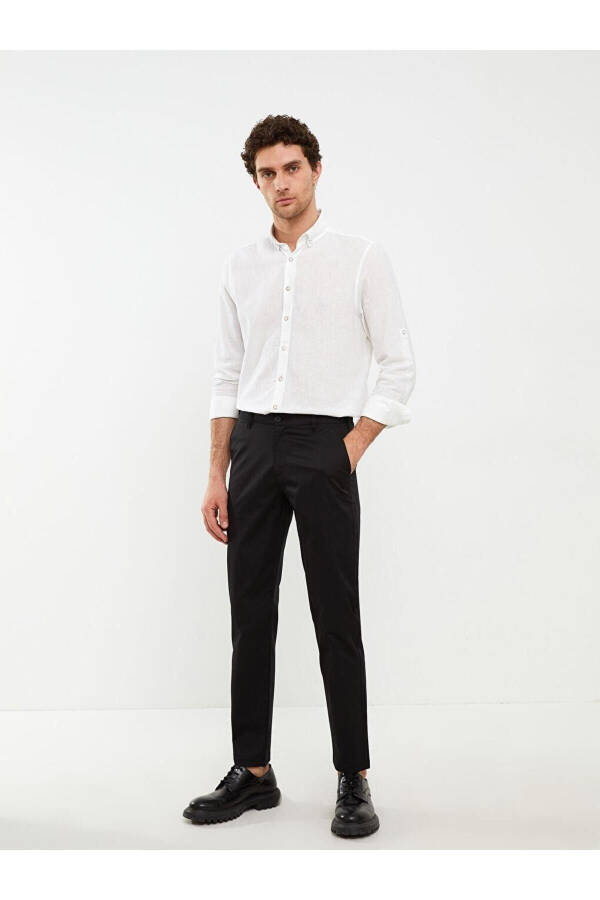 Мужские брюки чинос LCWAIKIKI Classic Slim Fit Gabardine - 1