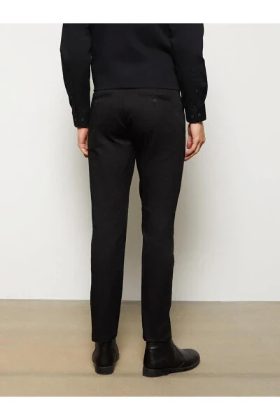 Мужские брюки чинос LCWAIKIKI Classic Slim Fit из габардина - 5