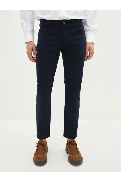 Мужские брюки чинос LCWAIKIKI классического покроя Slim Fit - 4