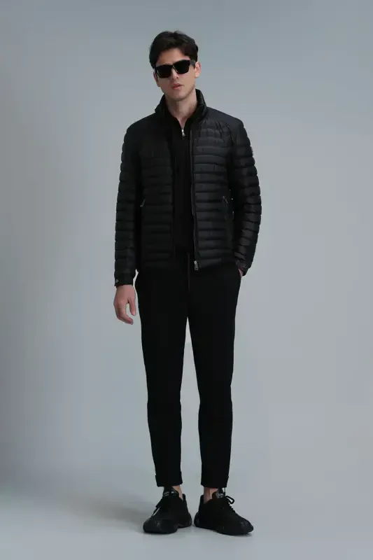 Мужские брюки чинос Simon Smart Slim Fit Черные - 1