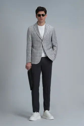 Мужские брюки чинос Simon Smart Slim Fit Зеленый - 3