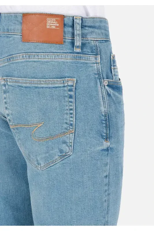 Мужские брюки Danny Slim Fit с низкой посадкой, прямой крой, синий - 6